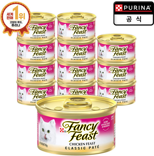 팬시피스트 화이트라벨 닭고기 85g x 12개, 닭