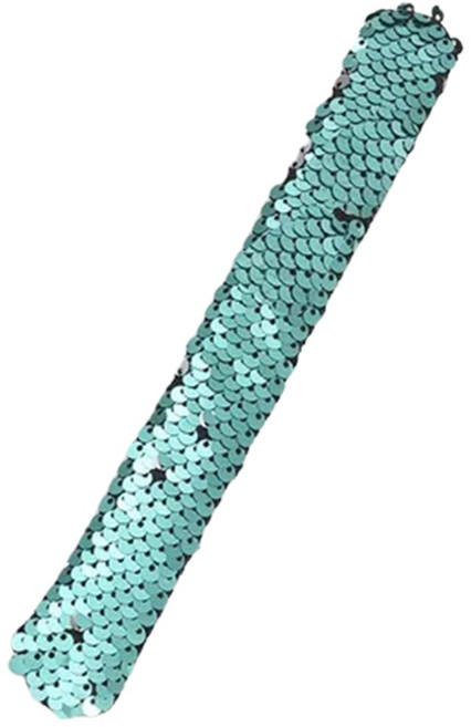 화려한 반짝이는 인어 슬랩 팔찌 반짝이 손가락 손목 대역 장식 용품