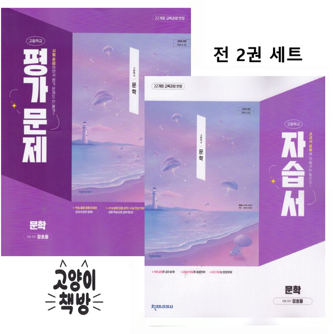 천재교육 고등문학 자습서+평가문제집 세트 전2권 정호웅 (2022개정 고2 적용), 고등학교 2학년, 한국어