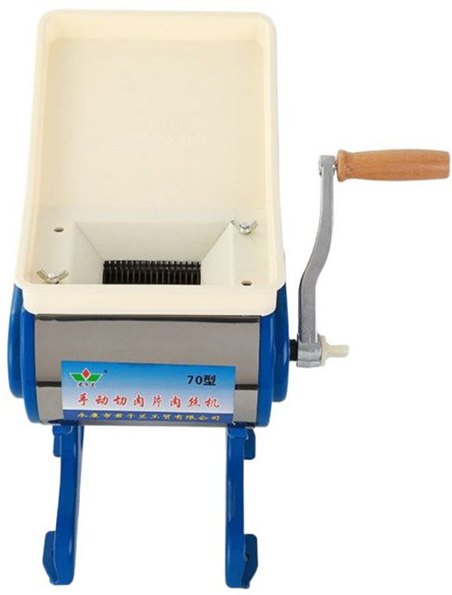 전동 슬라이서 전기 고기 업소용 정밀 육절기 껍데기 기계 식육용 스테인리스 다용도 고성능, 2. 네이비 블루색
