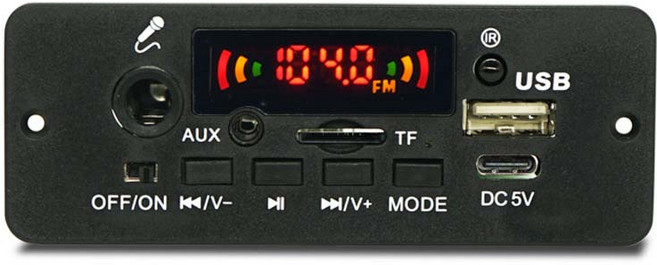 SY-AUD05 2x5W 功率放大板 音響MP3解碼板 麥克風功能 車載音響 音頻解碼, 1個