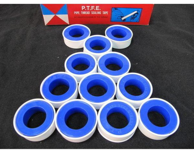 止洩帶 止水膠帶 P.T.F.E 0.075MM*12MM*10M, 1個