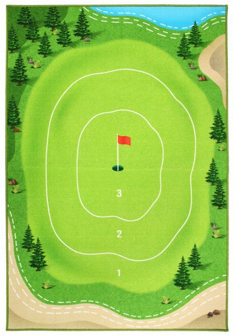 골프 오락 스윙매트 실내실외놀이 연습 찍찍이 골프공 스윙궤적 재미있는 골프 게임매트 세트 9종, 세트H