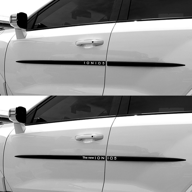 비브랜드 아이오닉 5 6 9 도어 문콕방지 유니크 풀가드 레터링 튜닝 차체보호 몰딩 (호환상품), 05.도어범퍼가드_아이오닉9