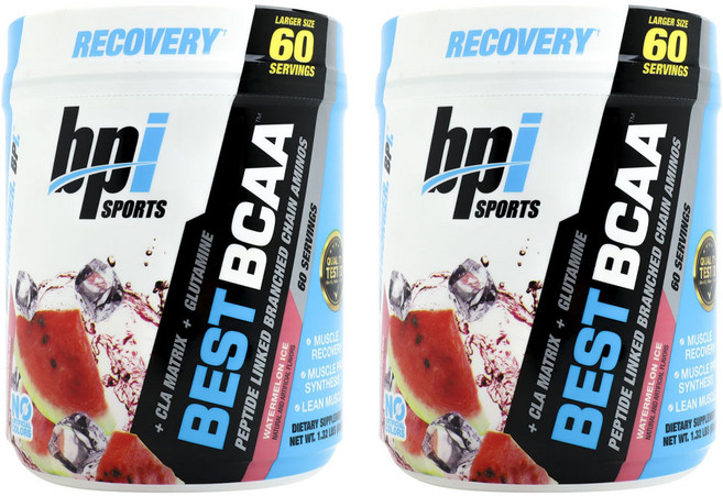 비피아이스포츠 베스트 BCAA 워터멜론 아이스, 2개, 600g