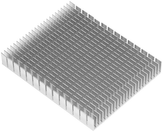 히트 싱크 라디에이터 냉각기 라디에이터 150x120x20mm 알루미늄 방열판 핀 핀, 은, 1개