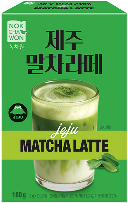 녹차원 제주말차 라떼분말, 18g, 10개입, 1개