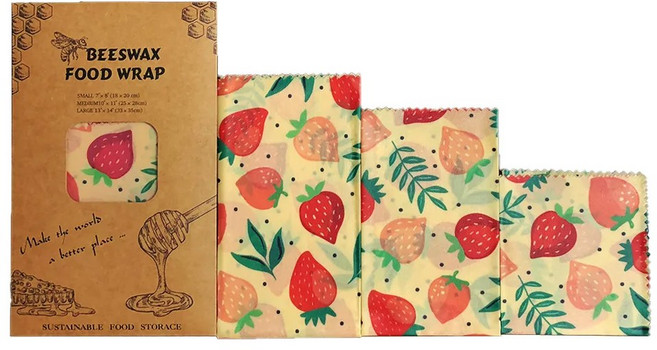 재사용 가능한 신선 포장지 유지 유기 등급 포장 저장 주방 천연 밀랍, 옵션 1