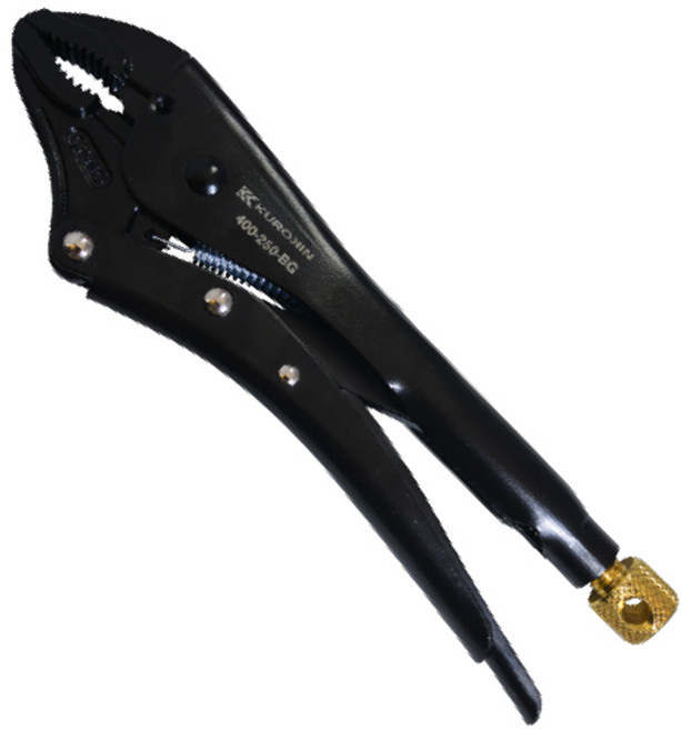 쿠로킨 400-250-BG 바이스 그립 250mm 락킹 플라이어, 1개