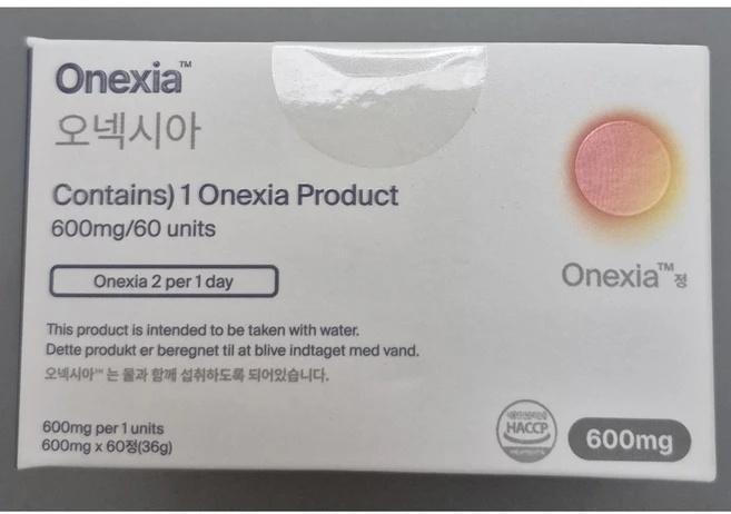 오넥시아 600mg 60개정 2박스 - 쿠팡