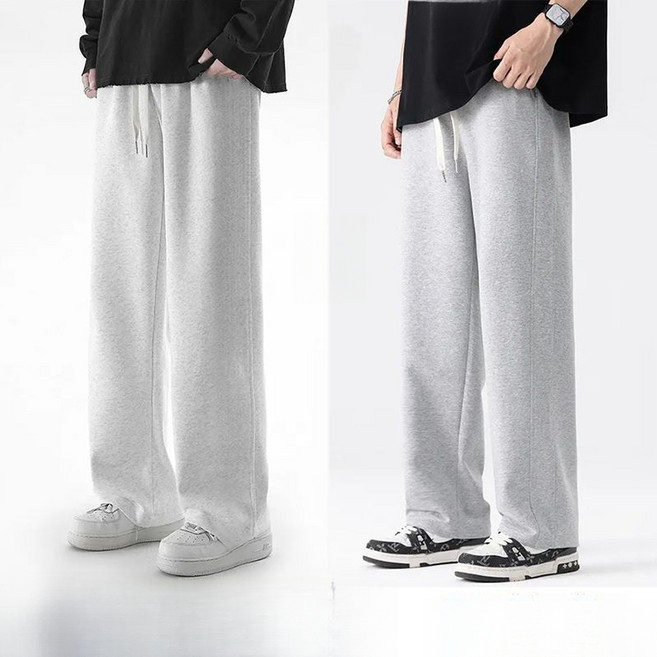 해피유통 1+1루즈핏 캐주얼 운동바지 긴바지 스트링 디자인 XG24