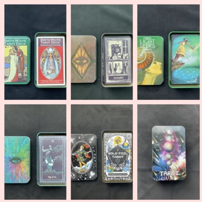 틴케이스 타로카드 유니버셜웨이트 기본타로카드 타로배우기, 5)B Universal Waite Tarot, 1개