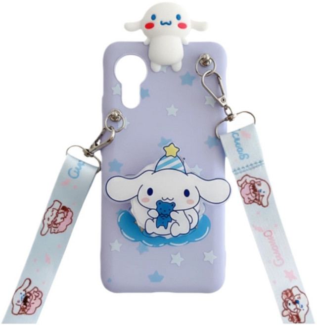 갤럭시 a17 a16 a36 그립톡 목걸이줄 스트랩 키즈폰 케이스 QB88