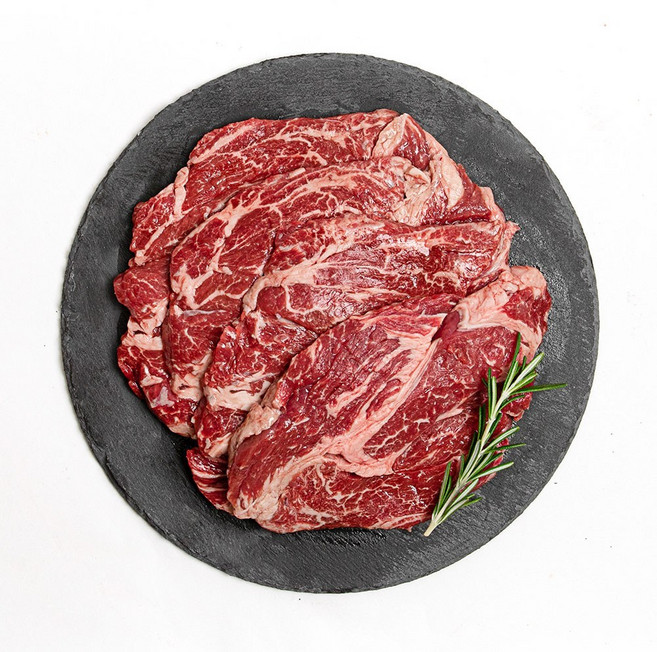 고기파는녀석들 [고기파는녀석들] 미국산 초이스등급 냉장 등심 스테이크 400g (스테이크/일반구이/큐브형), 냉장 등심 400g 스테이크용(두께 3cm), 1개