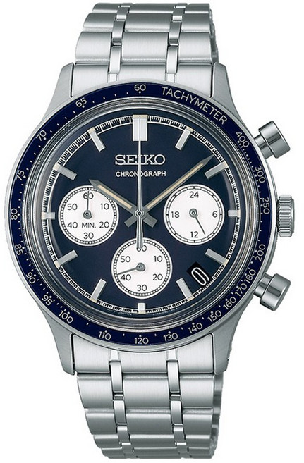 SEIKO 精工 男女通用 S 系列 計時碼錶 金屬手錶 SBTR053