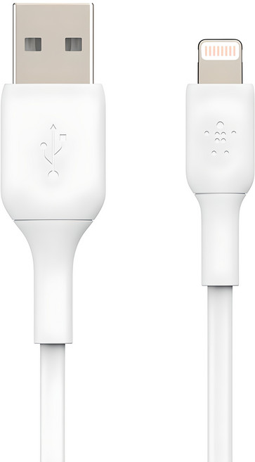 벨킨 부스트업 라이트닝 아이폰 충전 케이블, 1m, 화이트, 1개