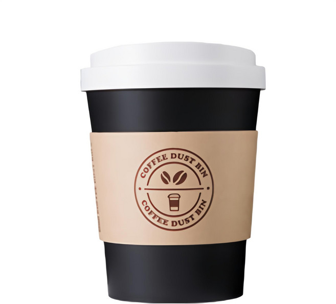 리템 미니 커피컵 휴지통 3L, 블랙