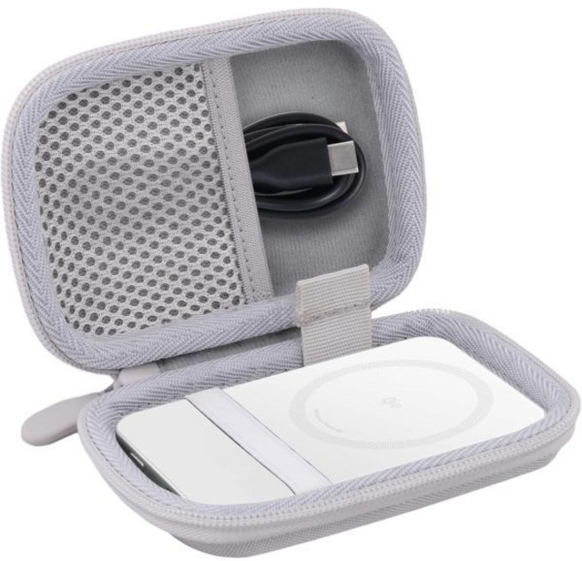 Anker Nano Power Bank 초슬림 5 000mAh & Maggo 10K 케이스용 khanka A1665/A1664 슬림 마그네틱 충전기와 호환 보호용 휴대용 케, khanka White