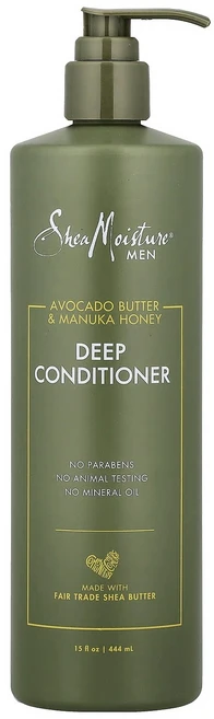 시어모이스처 남성용 딥 컨디셔너 아보카도 버터 & 마누카 꿀 444ml (15 fl oz) SMT-01674 - 쿠팡