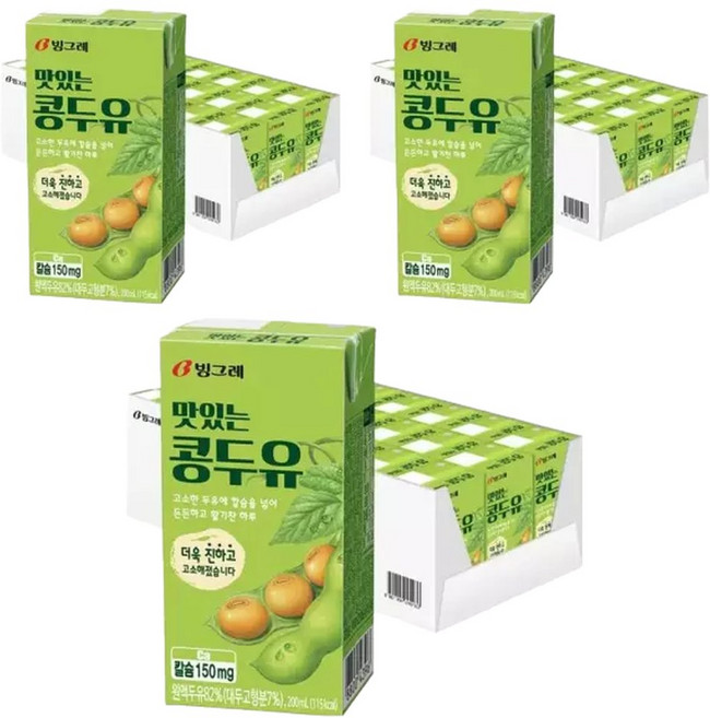 맛있는 콩두유 200ml 72개