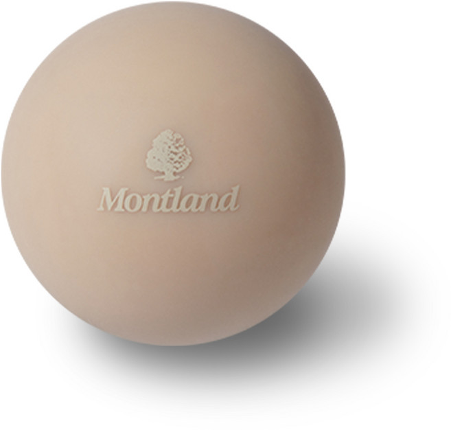 몬틀랜드 요가볼 안마 마사지볼 라크로스볼 흠트, 1개, 01.브라운