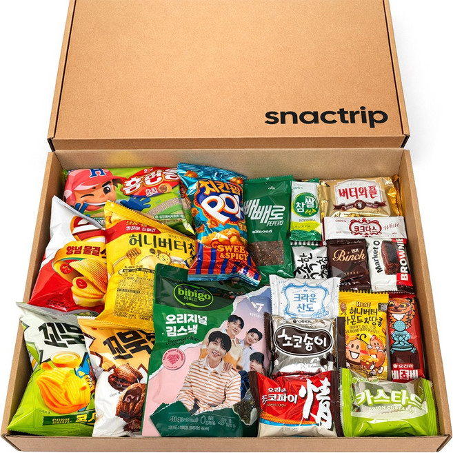 스낵트립 SNS 한국 과자 프리미엄 선물 세트, 1개, 단품