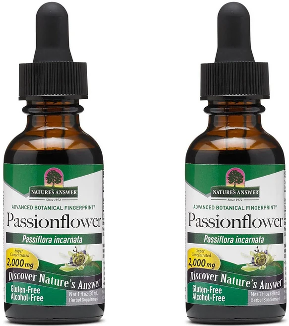 네이처스앤서 시계꽃 추출물 Passionflower 30ml, 2개 - 쿠팡