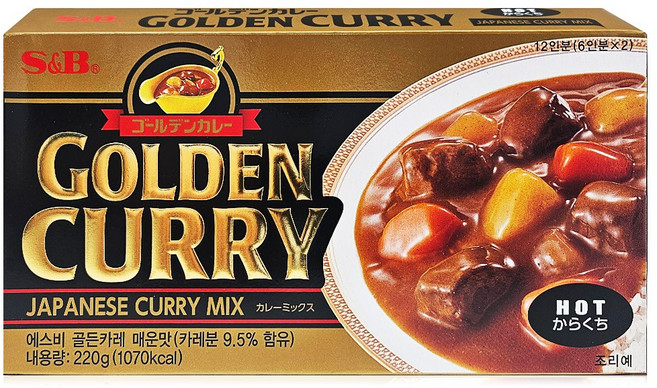 에스앤비골든 카레 매운맛, 220g, 1개