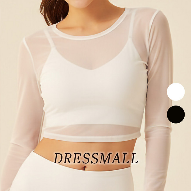 드레스몰 레인져 탑 밸리댄스복 벨리복 상의 방송 무대 시스루 여성상의