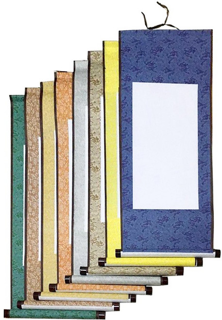 오꿈 족자만들기 28cm x 70cm, 초록