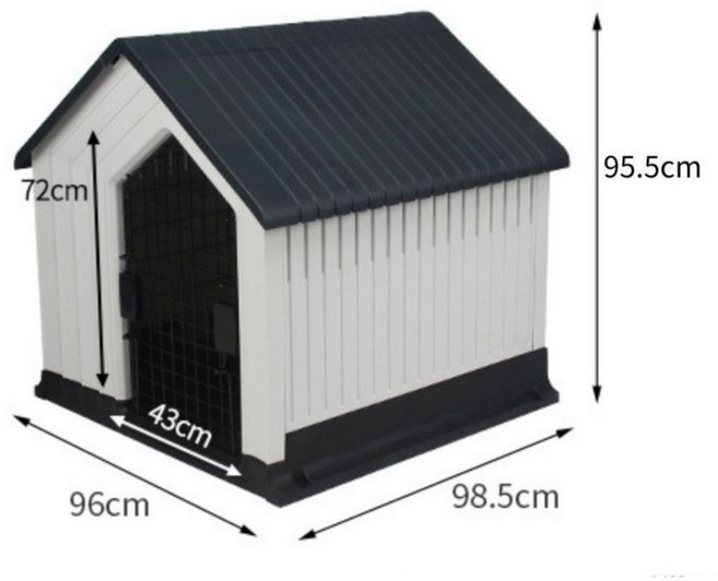 YEEGO 朴舍狗屋, 灰, 1個