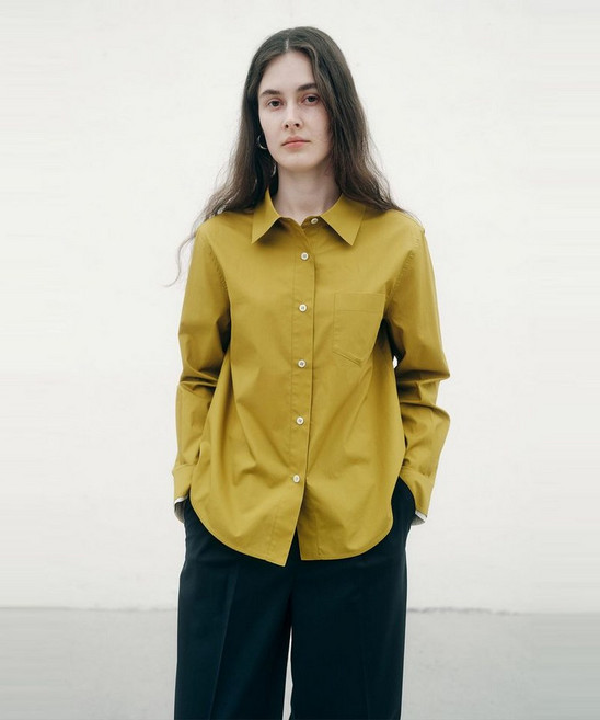 GCUT 배색 레이어드 커프 셔츠_카키_7215360702 162187