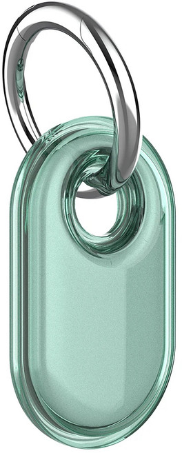 스마트 태그 방수 클리어 홀더 키링 케이스, 1개, 그린