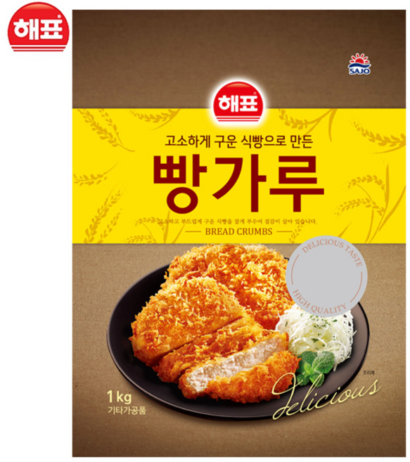 해표 빵가루, 1kg, 1개
