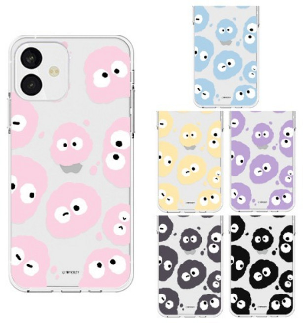 마이브 키즈폰 (M130) 시나모롤폰 포켓몬폰2 몽몽 와글와글 투명 젤리 케이스