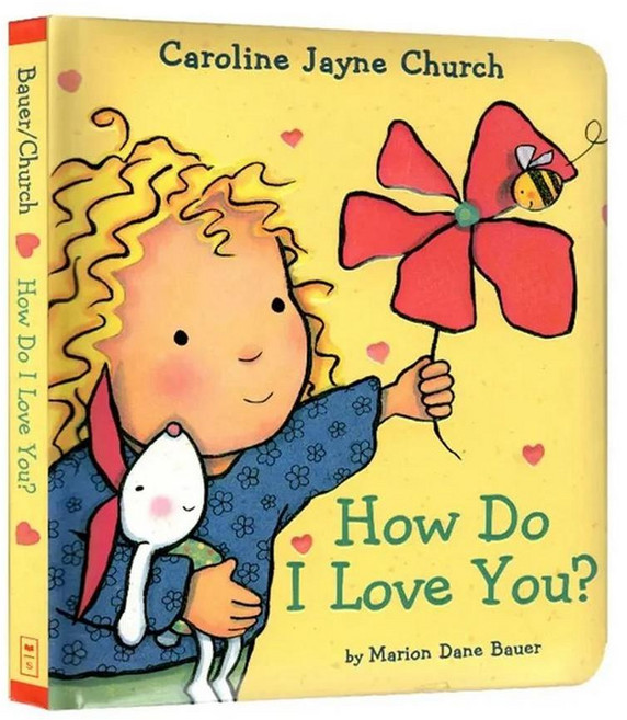 책 감정 학습 그림 판지 조기 교육 취침 이야기, 1개, 4. How do I love you
