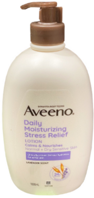 아비노 Aveeno 데일리 모이스쳐라이징 스트레스 릴리프 로션 라벤더 향 대용량