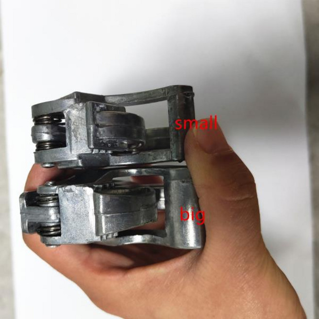 건식 토글 기계용 가죽 알루미늄 클램프 소재 크고 작은, 02 small 100pcs, 1개