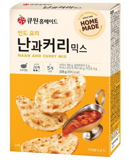 인도요리 난과커리믹스 235g (프라이팬용), 1개