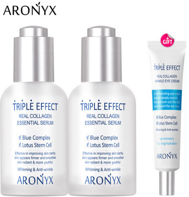 아로닉스 트리플 이펙트 에센셜 세럼 50mlx2개+트리플 이펙트 아이크림 40ml, 2개, 50ml