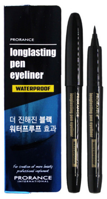 프로랑스 롱라스팅 붓펜 아이라이너, 1개, 블랙