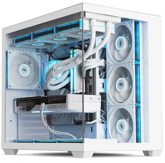 다크플래쉬 darkFlash DPF70 ARGB 컴퓨터 PC 케이스 (화이트), 1개, DPF70 ARGB (화이트)