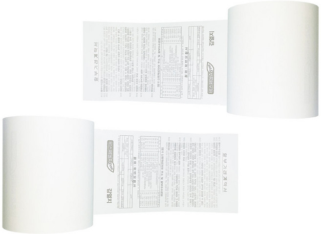 디지몰 한솔그린 포스용지 79X70 2롤 약관 감열지 포스영수증종이 카드단말기용지 포스기용지 영수증롤지 BPAFREE, 1개