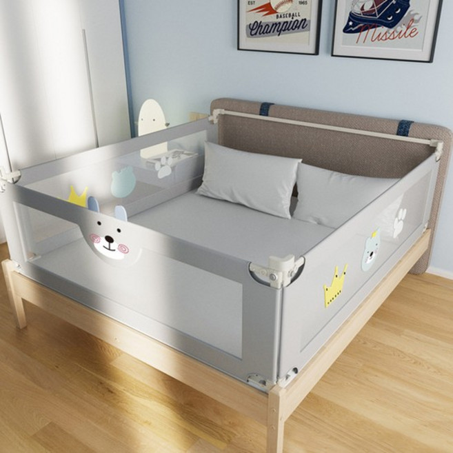 끌라로 아기 침대가드 낙상방지 유아 안전가드 드림, 2.침대안전가드(드림3D)/BS-3D150(그레이)