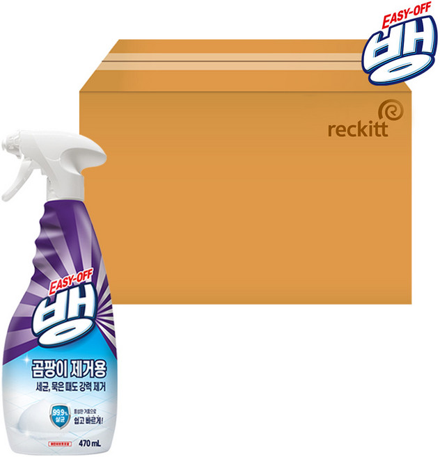 이지오프뱅 곰팡이 살균 강력 세정제 470ml x12개, 없음, 12개
