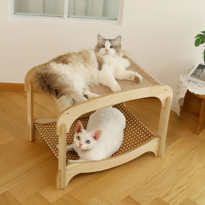 레브펫 복층 소파 침대형 고양이 해먹, 1개, 혼합색상