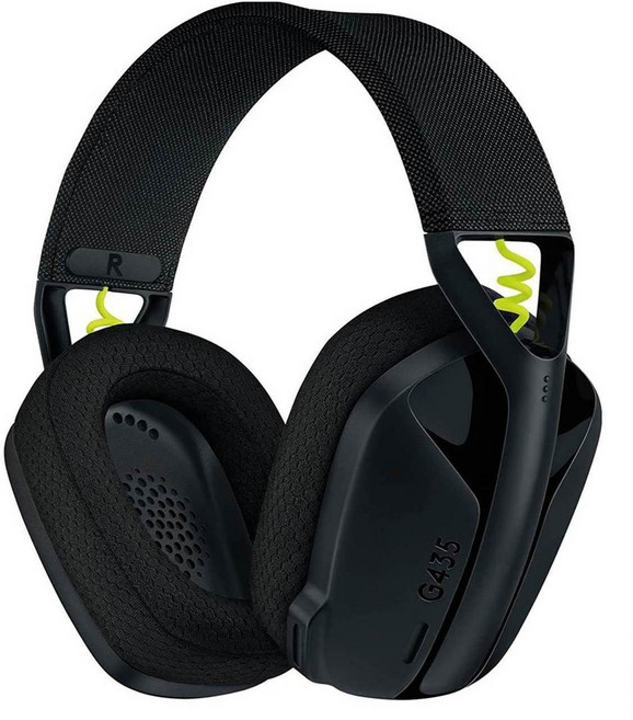 로지텍 G435 블루투스 무선 헤드셋 벌크 (수신기 미포함), Black, A00150