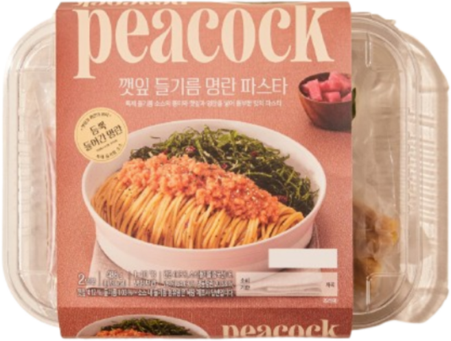 피코크 깻잎 들기름 명란파스타, 486g, 1개