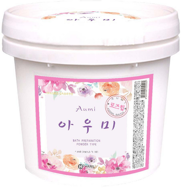 로즈힙 아우미 대용량 입욕제 족욕제 (샵/가정용), 4.5kg, 1개