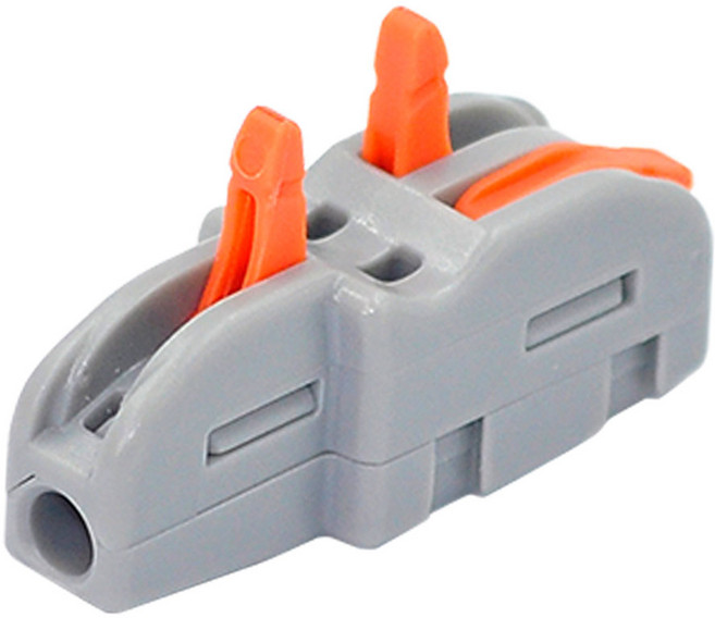 칩센 전선커넥터 PCT-1-2, 주황 1개, 1개